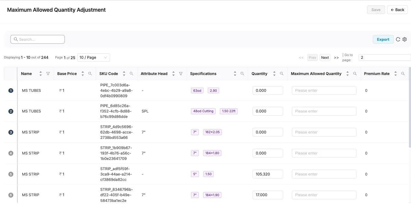 Trieon | TrioOrderly Quantity Management 